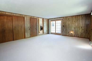 Family room with closet- slider to outside deck