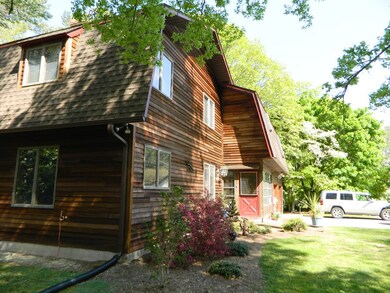Front view to east