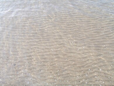 Awesome rippled hard packed sugar sand