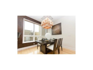 Generously sized Dining Room with chandelier from 