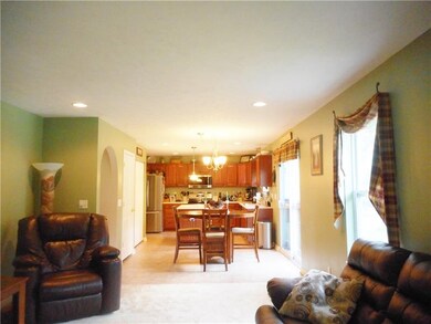 Open floor concept.