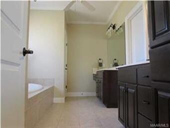 To the right is a large walk-in closet