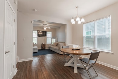 Dining area featuring a wealth of natural light an