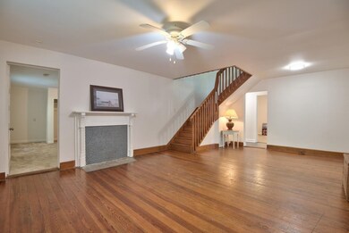 Look at the pine plank floors!