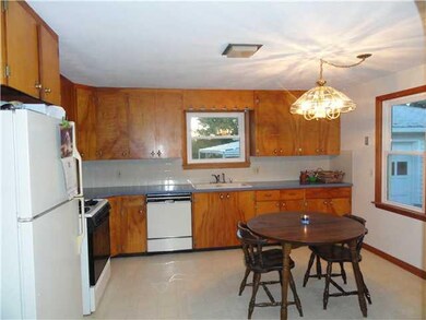 Kitchen. Kitchen has loads of cupboards and all ap