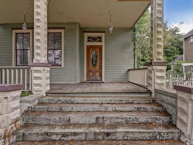 Inviting front porch