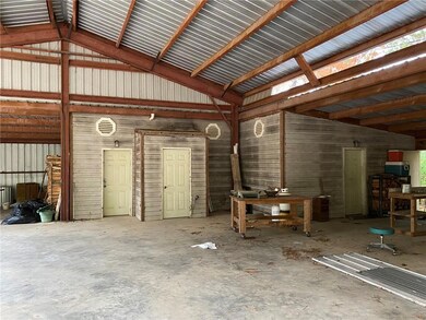 Inside of shop, front of apartment