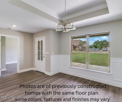 Photos are of previously constructed hom
