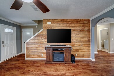 A feature wall is already here for your enjoyment.