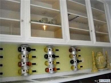 built-in wine rack