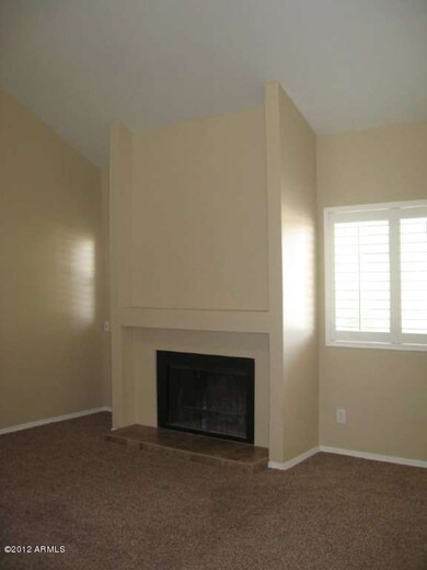 Wood burning fireplace in great room
