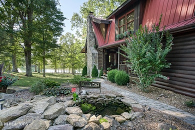 Front view log home