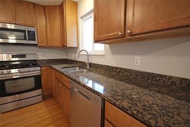 Granite counter tops and stainless appliances