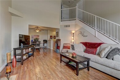 Living room and dinning room