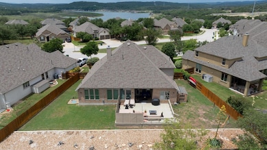 Aerial view of residential area featuring a nearb
