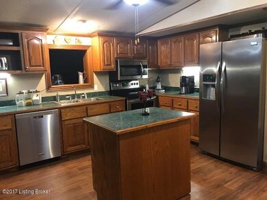 fallen-kitchen bar and appliances