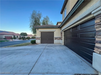 Garage with driveway
