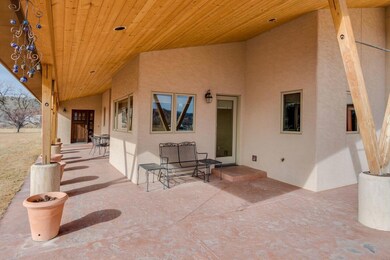 Ae covered front entrance and patio