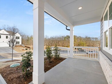 Mansfield front porch