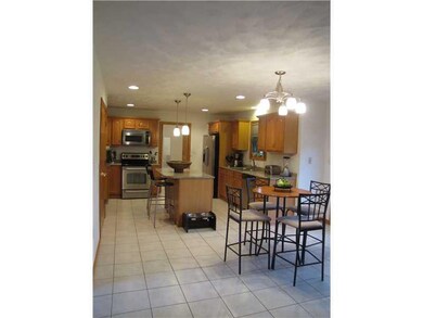 Kitchen. The breakfast room is spacious and blends