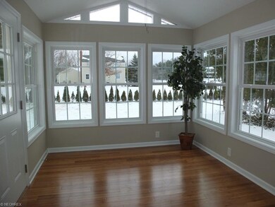 Tons of natural light in the sun room with great v