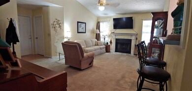 Fireplace with gas starter (no logs)