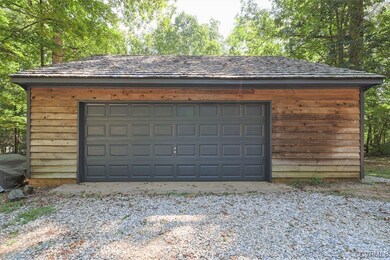 Garage with workshop