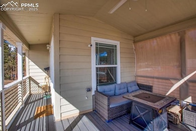 View of deck