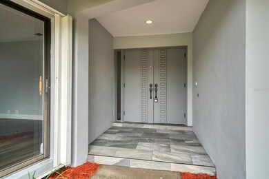 Front entrance - French doors