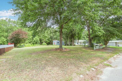 Front left of homesite