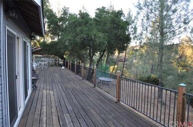 Deck runs the length of the home