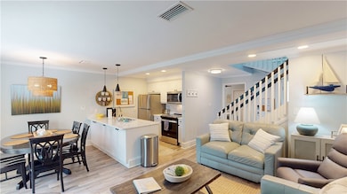 Living, Dining and Kitchen
