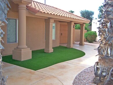 Easy Care Artificial Turf at Entrance