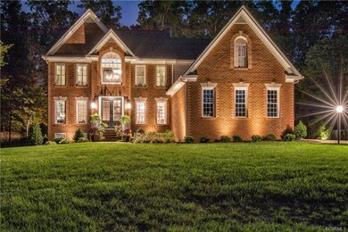 Dramatic twilight exterior!