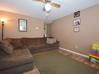 Living Room. The living room is outfitted with a c