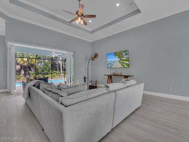 Living room featuring light hardwood / wood-style