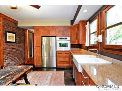 Brick Accent Wall Adds Patina