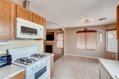 Kitchen view of dining room space
