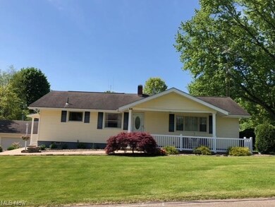 Front view of the home