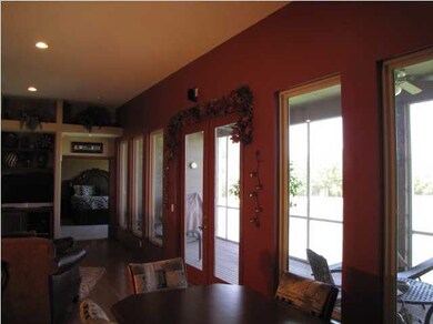 Back view of living room
