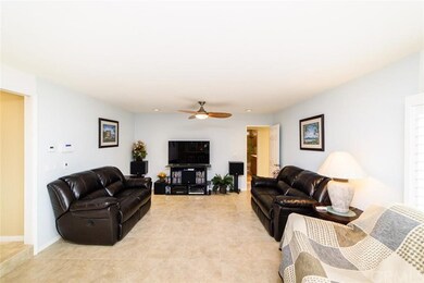 Spacious living room.  In-wall wiring at the prese