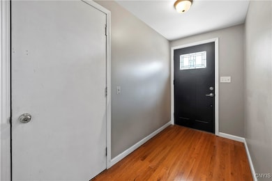Entry is a good size and could easily accommodate