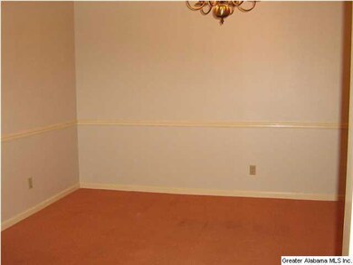 The dining room is nice sized for entertaining