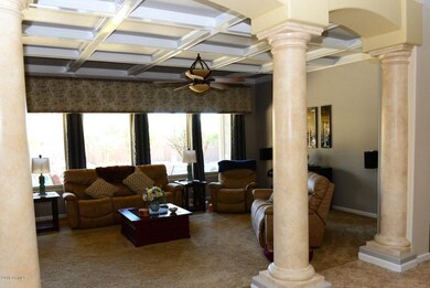 LIVING ROOM WITH NEW CEILING