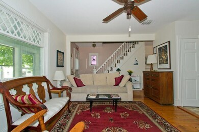 View of Living Room towards stair...