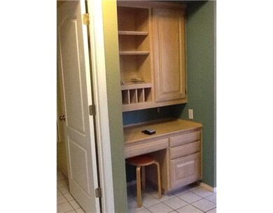 work space off kitchen