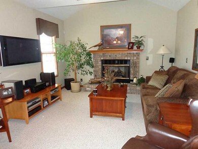 Family Room. Family room with fireplace
