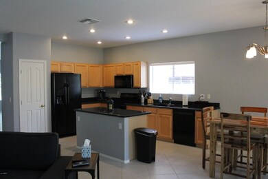 Large, Open Kitchen, Dining, and Living