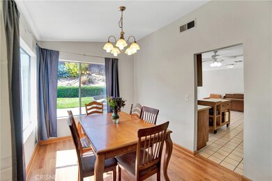 Dining room just off the kitchen