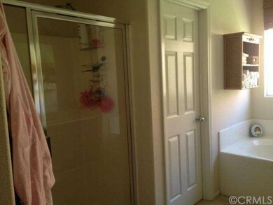 Master Bathroom with seperate shower and private toilet.